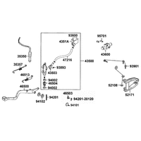 Hauptbremszylinder hinten & Fußbremse