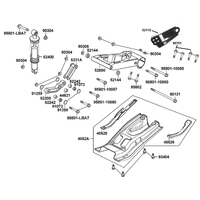 Schwinge & Federbein hinten