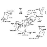 Rahmenheck/Gepäckträger