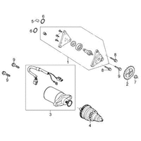Elektrischer Anlasser & Ölpumpe