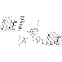 Gabel & Kotflügel vorne