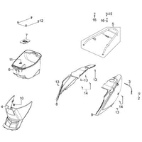 Verkleidungen hinten & Helmbox