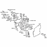 Gehäusedeckel rechts & Wasserpumpe