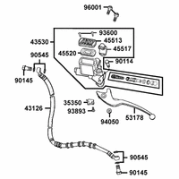 Hauptbremszylinder vorne