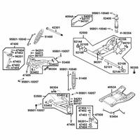 Stossdämpfer, Querlenker & Schwinge