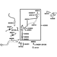 Hauptbremszylinder hinten & Fußbremse
