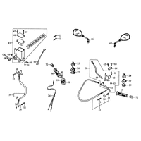 Griffe, Spiegel, Bowdenzüge
