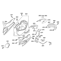 Hi. Verkleidungen, Helmbox und Schloß