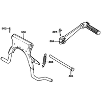Ständer & Kickstarterhebel