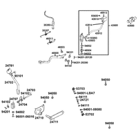 Hauptbremszylinder hinten, Fußbremse & Schaltung