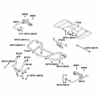 Rahmenteile / Gepäckträger