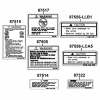 Aufkleber & Hinweis - Schilder