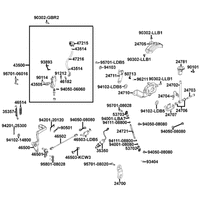 Hauptbremszylinder hinten, Fußbremse & Schaltung