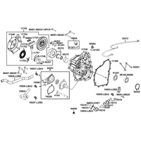 Gehäusedeckel rechts & Wasserpumpe