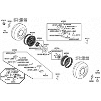 Räder hinten mit Bremse