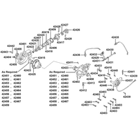 Einzelteile Kardangetriebe vorne