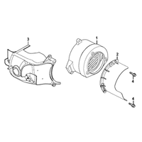 Luftleitblech & Zylinderabdeckung