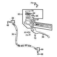 Hauptbremszylinder vorne