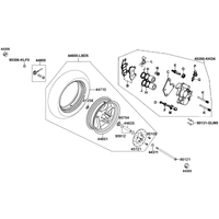 Vorderrad mit Bremse