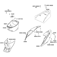 Verkleidungen hinten & Helmbox