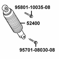 Stossdämpfer hinten