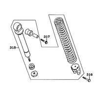 Stoßdämpfer hinten