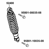 Stossdämpfer hinten