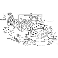Kurbelgehäuse kpl. & Variomatikdeckel