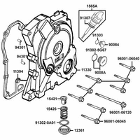 Kurbelgehäusedeckel rechts