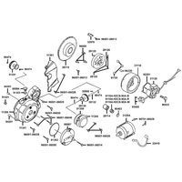 Lichtmaschine, Anlasser & Gehäusedeckel