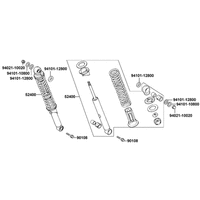 Stossdämpfer hinten