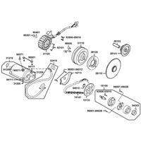 Lichtmaschine, Ölpumpe & Anlasser
