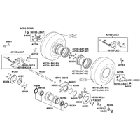 Räder hinten, Antrieb mit Bremse