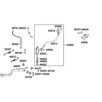 Hauptbremszylinder hinten & Fußbremse
