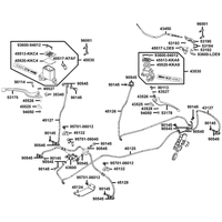 Hauptbremszylinder vorne & hinten, Bremsschläuche