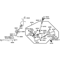 Hauptbremszylinder hinten, Fußbremse & Schaltung