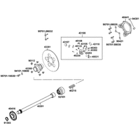 Bremsanlage hinten & Antriebswelle
