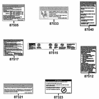 Aufkleber & Hinweis - Schilder