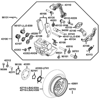Hinterrad mit Sattel