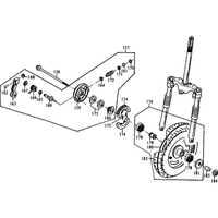 Vorderrad mit Bremse