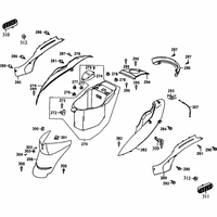 Hi. Verkleidungen, Helmbox & Schloss
