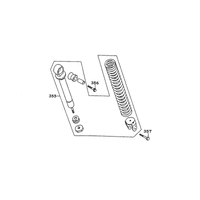 Stossdämpfer hinten