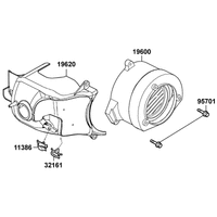 Luftleitblech & Zylinderabdeckung