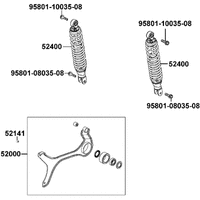 Stossdämpfer hinten