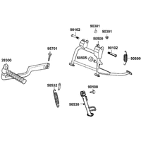 Ständer & Kickstarterhebel
