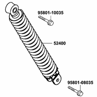 Stossdämpfer hinten