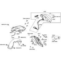Rücklicht & Radabdeckung hinten