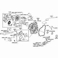 Gehäusedeckel rechts & Wasserpumpe