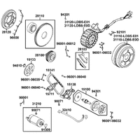 Lichtmaschine, Anlasser & Ölpumpe