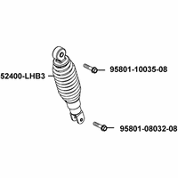 Stossdämpfer hinten